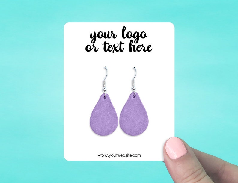 34 Earring Cards 3 X 3.75 Custom Earring Cards Etsy