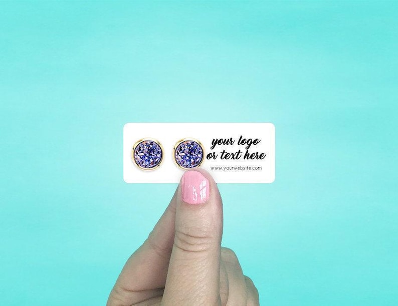 105 Mini Earring Cards | Jewelry Display Cards | Stud Earring Cards | 2.5 x 1" Earring Cards | Earring Backing | Earring Display | SH0078-02 image 8