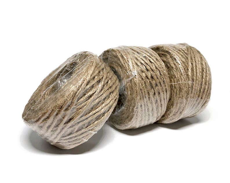 3mm Natural Twice Jute Twine Sisal Twine Rustic Twine Etsy