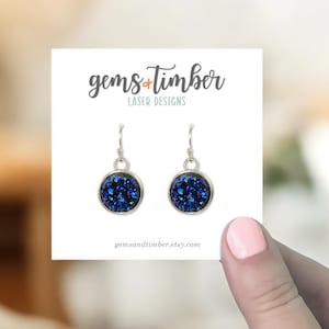 45 tarjetas para aretes de 3 x 3", tarjetas para aretes personalizadas, tarjetas para exhibir aretes personalizadas, tarjetas para joyería, cuadradas, SH0001-03-E