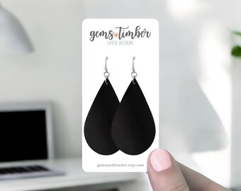 60 Earring Cards 2 x 4" | Custom Earring Cards | Personalized Earring Display Cards | Jewelry Cards | Rounded Rectangle | SH0014-04-E