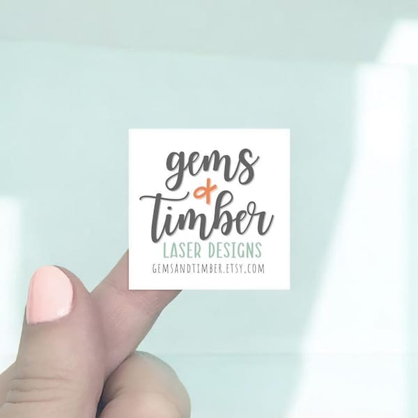 Square Custom Stickers | Custom Labels | Personalized Stickers | SH3079
