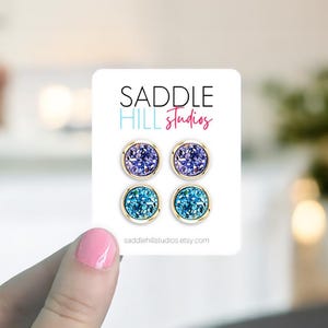 90 cartes de boucles d'oreilles 2 x 2,5" | Cartes de boucles d'oreilles personnalisées | Cartes de présentation de boucles d'oreilles personnalisées | Cartes de bijoux | Rectangle arrondi | SH0014-02-E