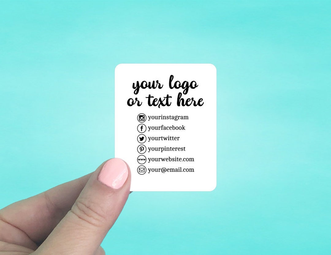 Social Media Cards Business Cards Personalized Business Cards Social