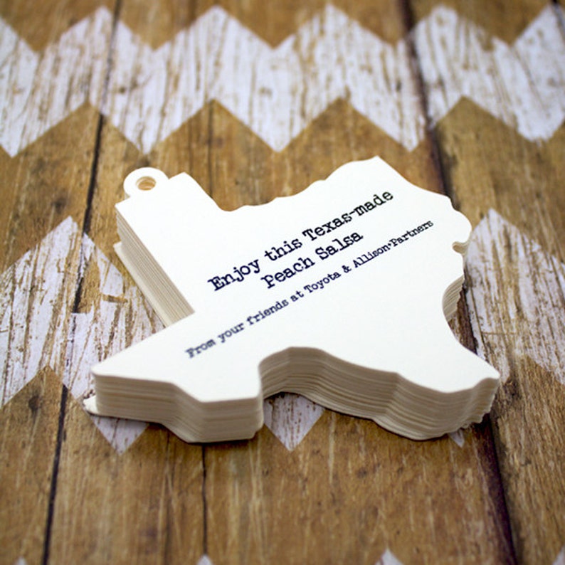 28 Texas Tags 3 x 3 Custom Tags Hang Tags Jewelry Tags Etsy