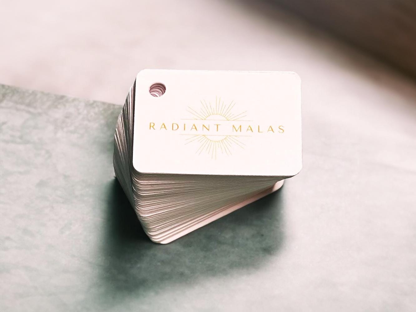 Hang Tags | Set of 160 1.5 x 1" Rounded Rectangle | Custom Tags | Jewelry Tags | Favor Tags | Personalized Hang Tags | SH2026-02
