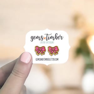 Tarjetas para pendientes personalizadas con su logotipo o texto, tarjetas ornamentadas para exhibición de joyería para embalaje, juego a granel de 90 tarjetas de 2,5 x 2 pulgadas, SH0027-02-E