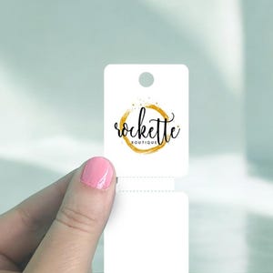 Etiquettes volantes étroites repliables pour colliers, bracelets, bandeaux et plus encore, Étiquettes pour bijoux en vrac, lot de 54 étiquettes, SH1010