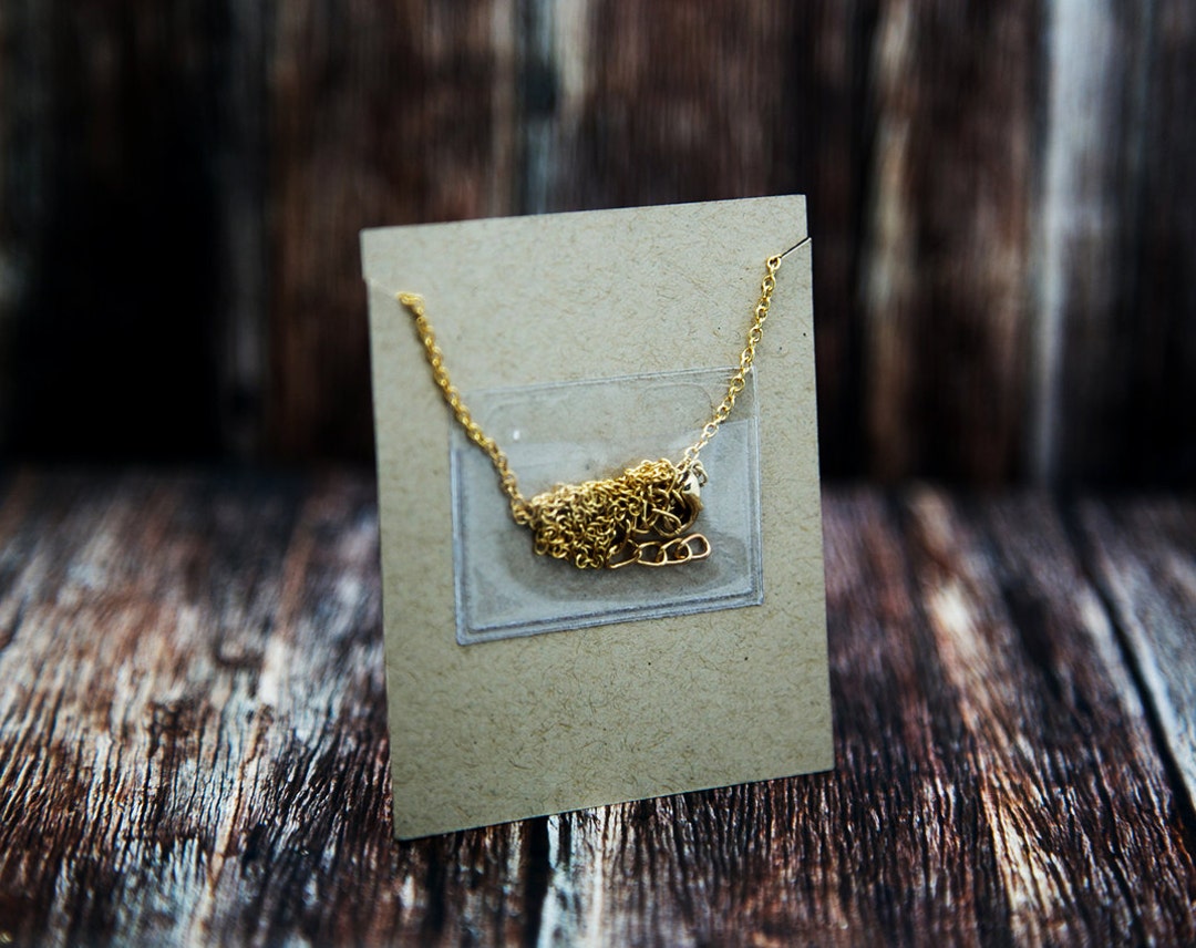 Necklace Chain Adhesive Pouch, Necklace Chain Pocket, Jewelry Supplies