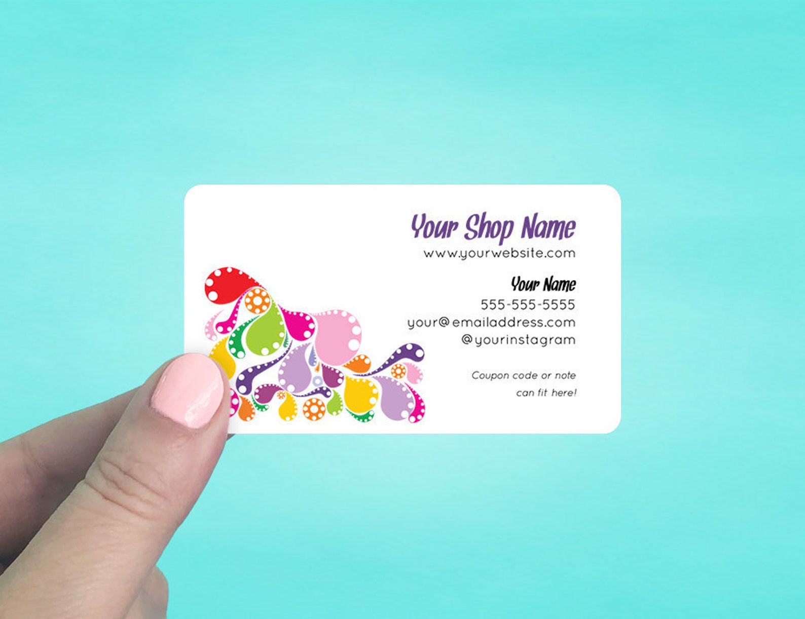 Business Cards Custom Business Cards Personalized Business Etsy