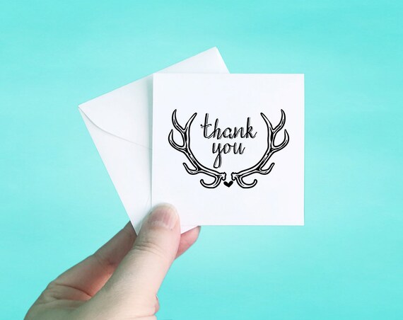 Antlers Note Card Antlers Note Card
