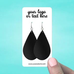 60 Earring Cards 2 x 4" | Custom Earring Cards | Personalized Earring Display Cards | Jewelry Cards | Rounded Rectangle | SH0014-04-E bild 6
