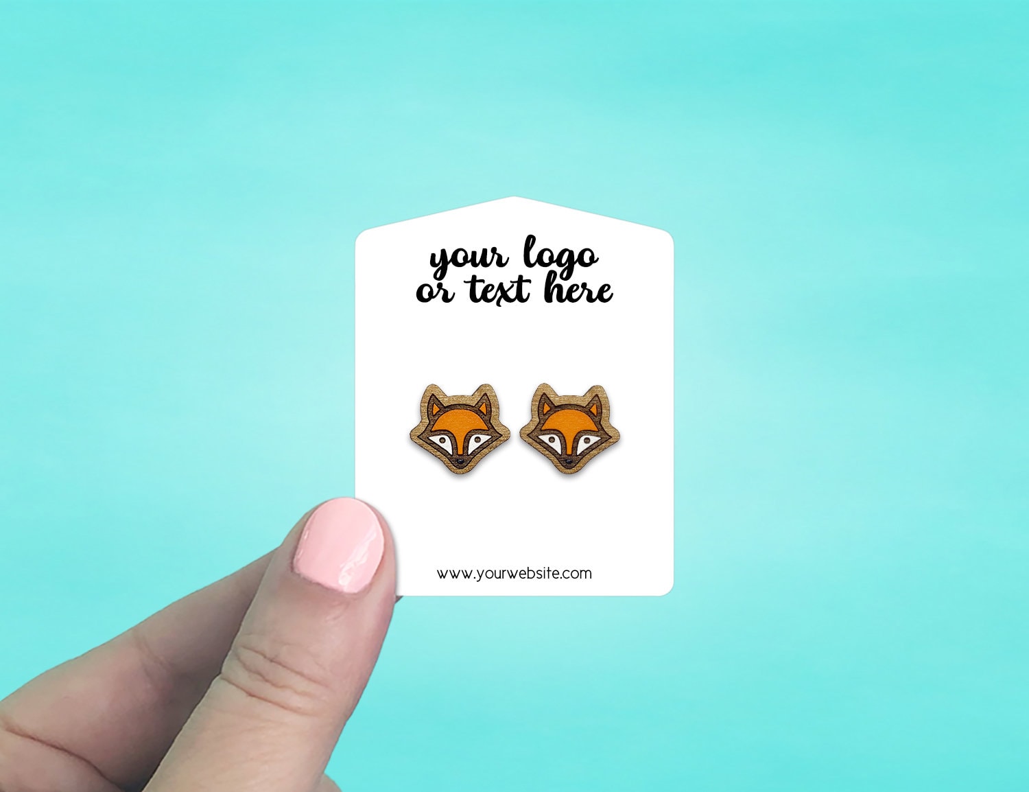 Earring Cards 2 X 2.5 Set of 86 Custom Earring Cards Personalized