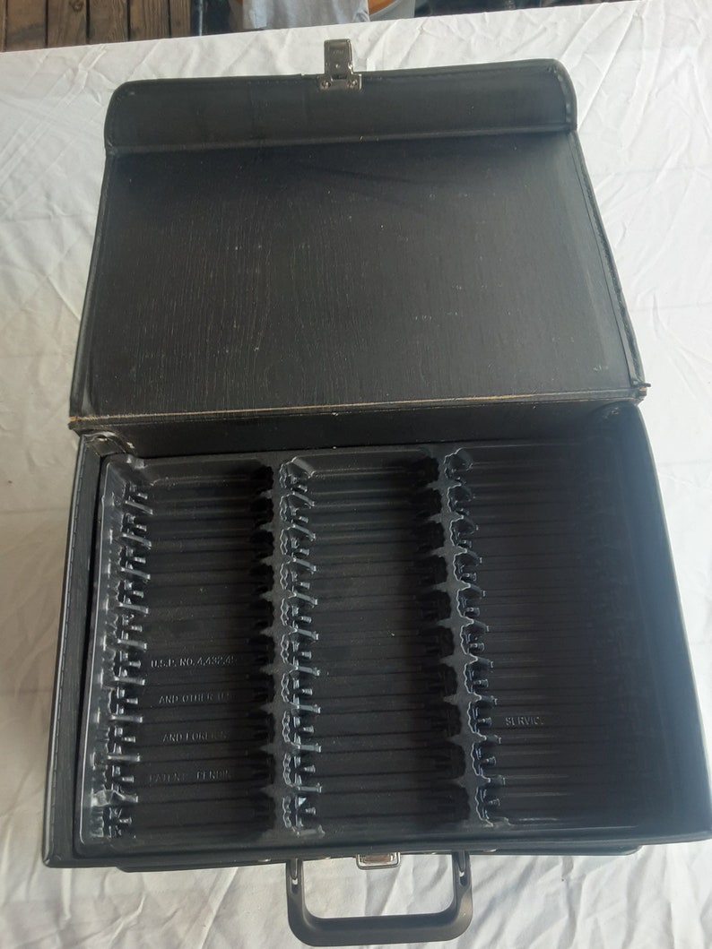 Vintage Cassette Tape Carrying Case Holder Large Holds 60 Etsy