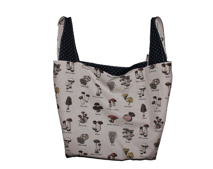 Mushrooms Reversible Market Bag