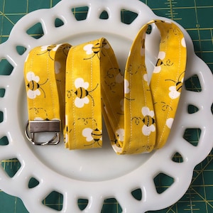 Yellow BumbleBee Lanyard