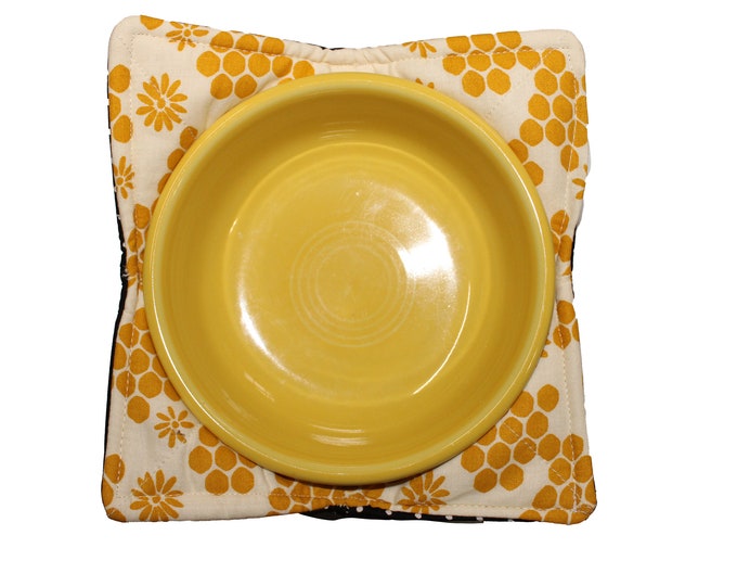 Reversible Bowl Golden Honeycomb
