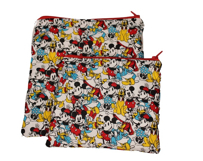 Reusable Snack and Sandwich Bag Mickey and Friends