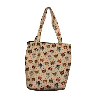 Mini Tote Cats with Hats