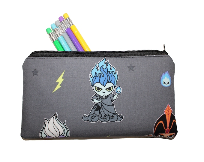 Emily Pencil Pouch Disney Villians