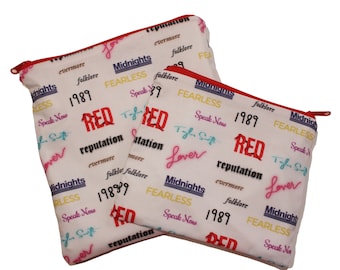 Reusable Snack and Sandwich Bag Taylor Swift