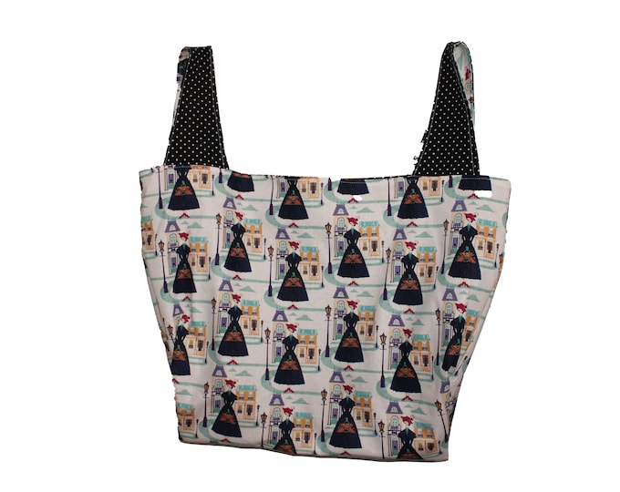 Mary Poppins  Reversible Market Bag