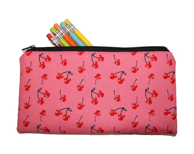 Emily Pencil Pouch Disney Mickey Cherries