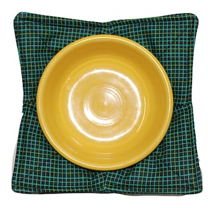 Reversible Bowl Green Grid