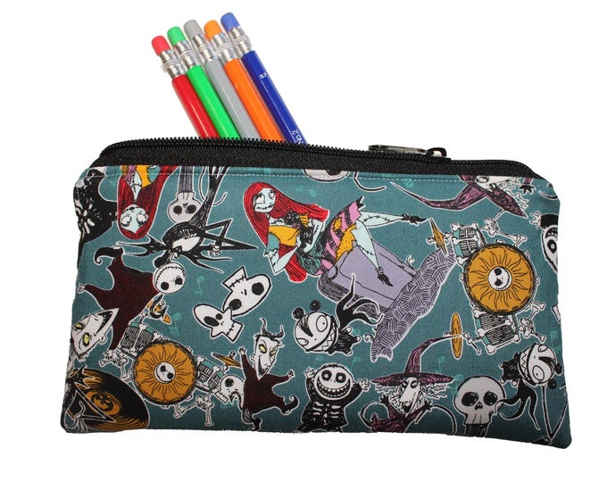 Emily Pencil Pouch Jack and Sally