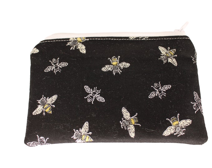 Black Bee Coin Purse