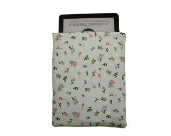 Kindle Tasche in Mint Floral