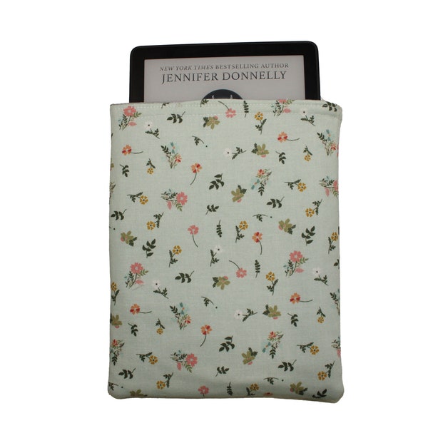 Kindle Tasche in Mint Floral