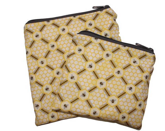 Hexie Bee Snack and Sandwich Bag