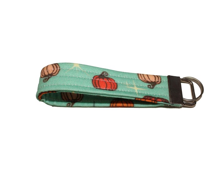 Cosmic Pumpkin Fabric Keychain