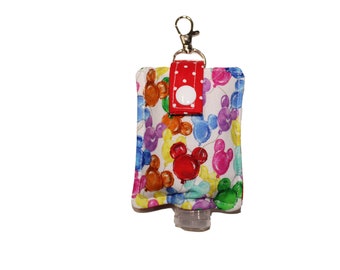 Hand Sanitizer/Lotion Caddy Mickey Mouse Balloons
