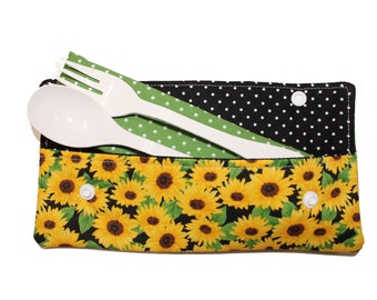 Sunflower Cutlery Case