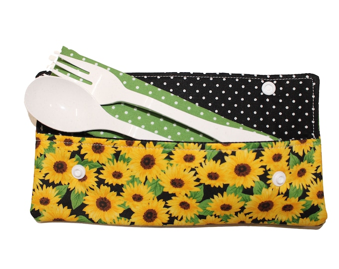 Sunflower Cutlery Case