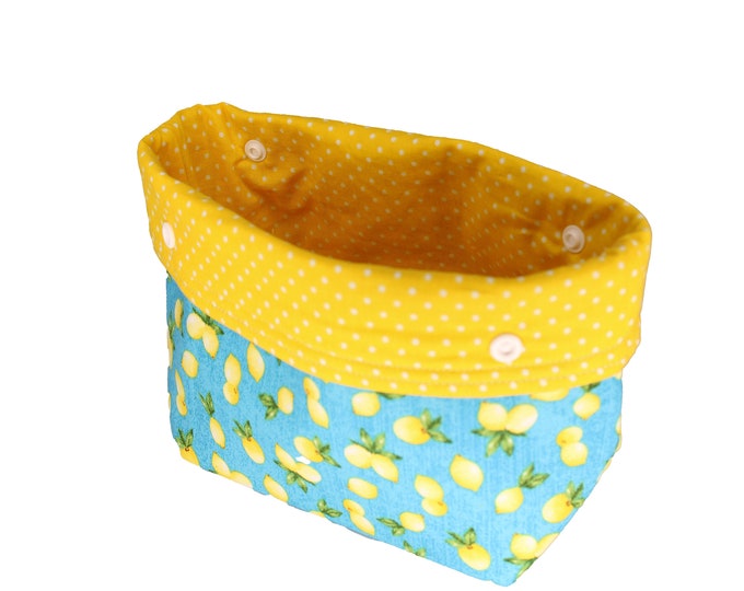 Aqua Lemon Michele Basket