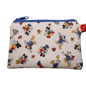 Vintage Disney Fabric Mickey Mouse Coin Purse