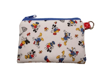 Vintage Disney Fabric Mickey Mouse Coin Purse
