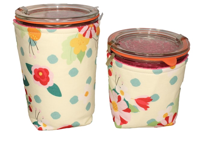 Weck Wrap Light Cream Floral