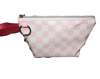The Charmed Bag Pink and White Checkers