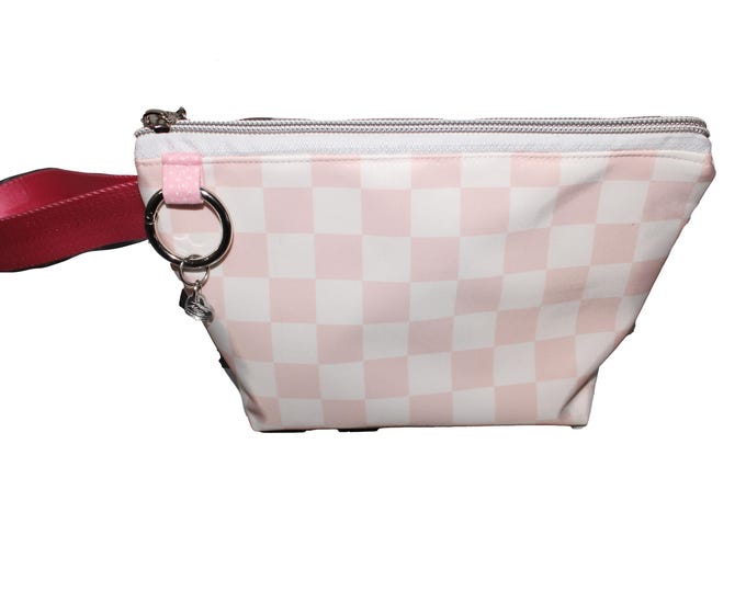 The Charmed Bag Pink and White Checkers