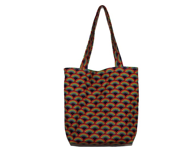 Mini Tote Rainbow