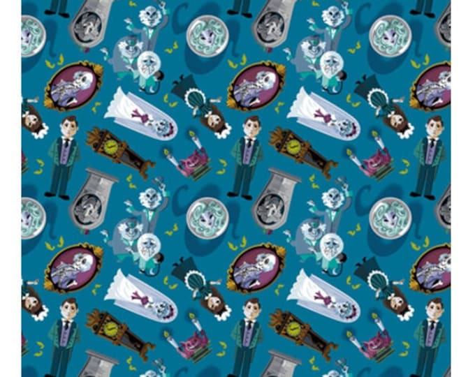 Haunted Mansion Wedding Fabric By the Yard