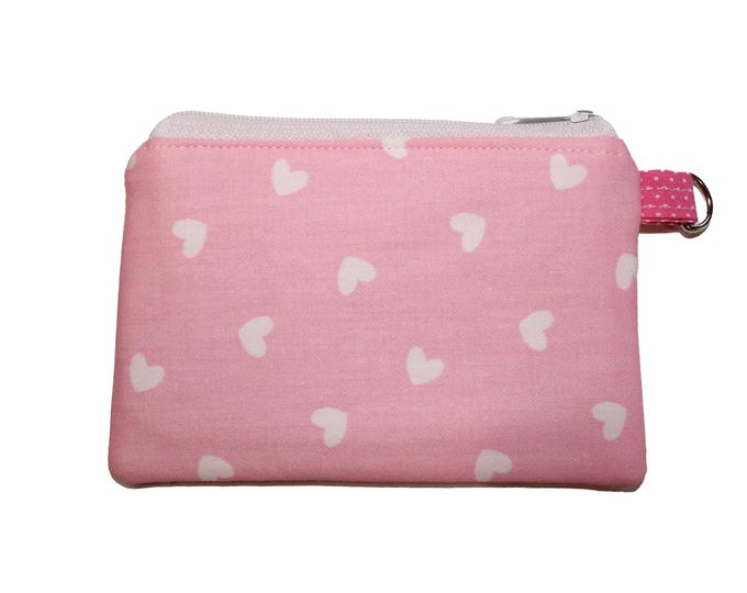 Hearts on Pink Coin Purse