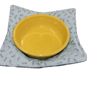 Reversible Bowl Cozy Blue Floral
