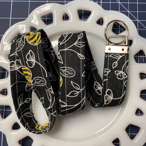 BumbleBee on Black Lanyard