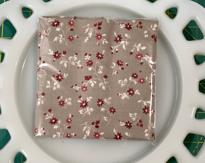 Petite Taupe Floral Lunch Box Napkin