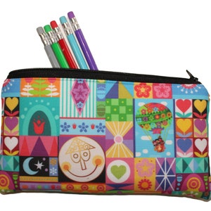 Emily Pencil Pouch Small World